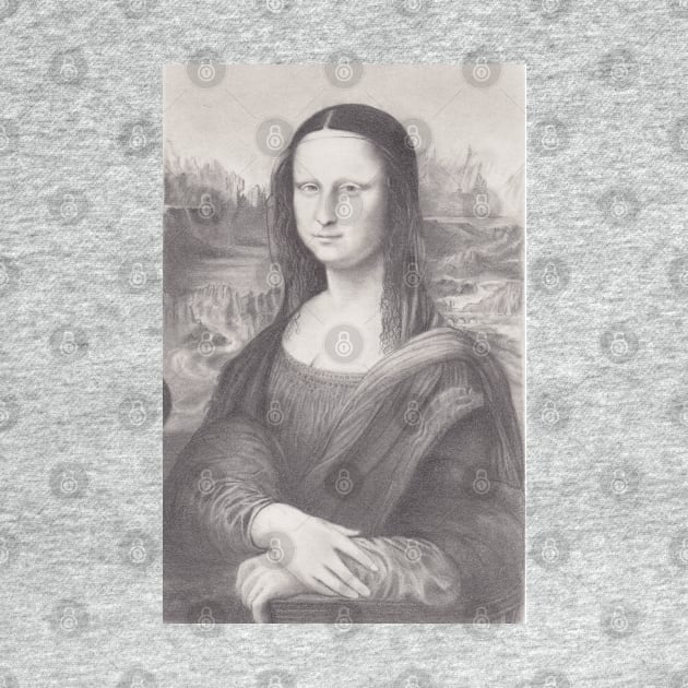 The Mona Lisa Tee by pencilartist